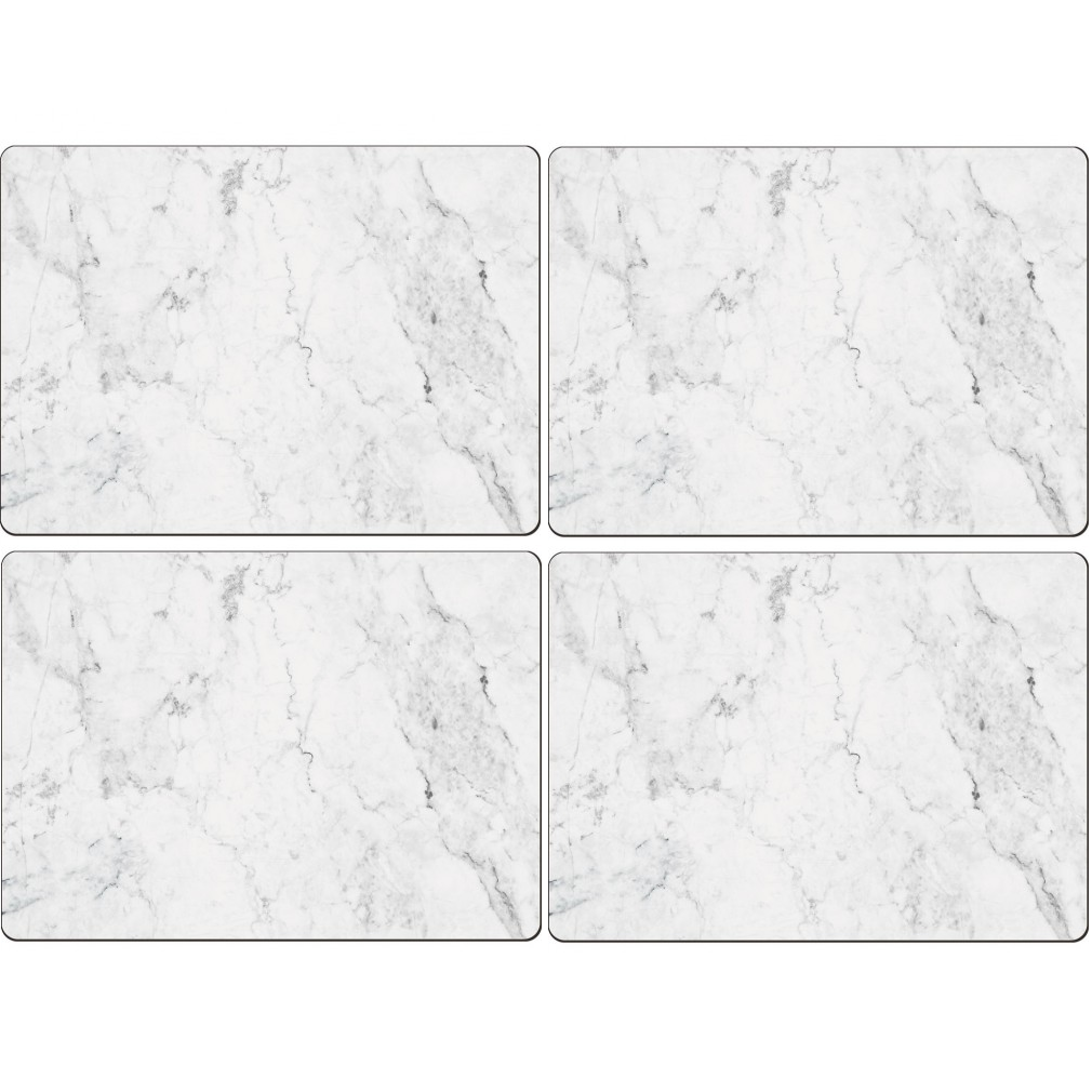 Korkové podložky CALA HOME WHITE MARBLE BIELE 4 ks.