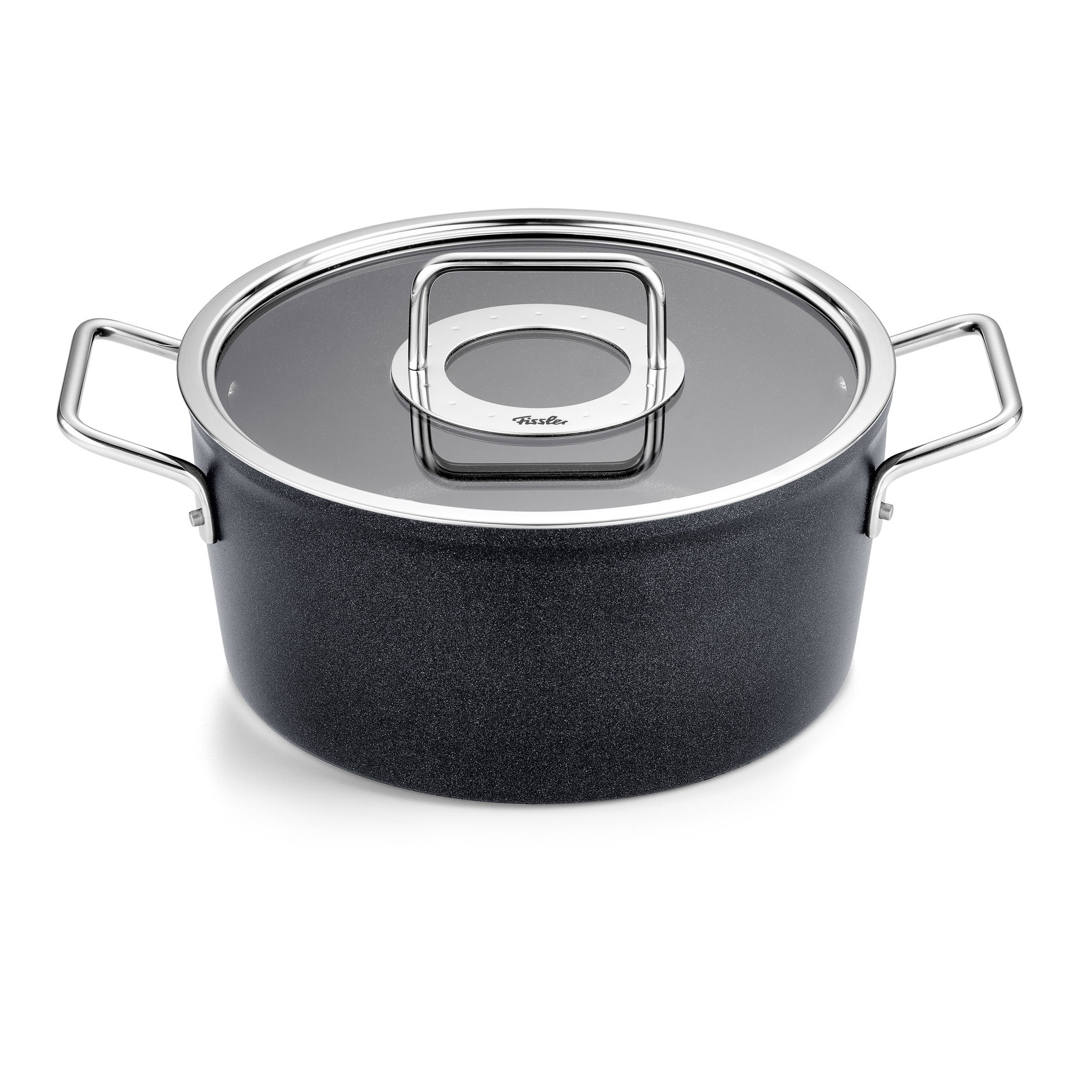 FISSLER Adamant 24 cm - hliníkový hrniec s pokrievkou
