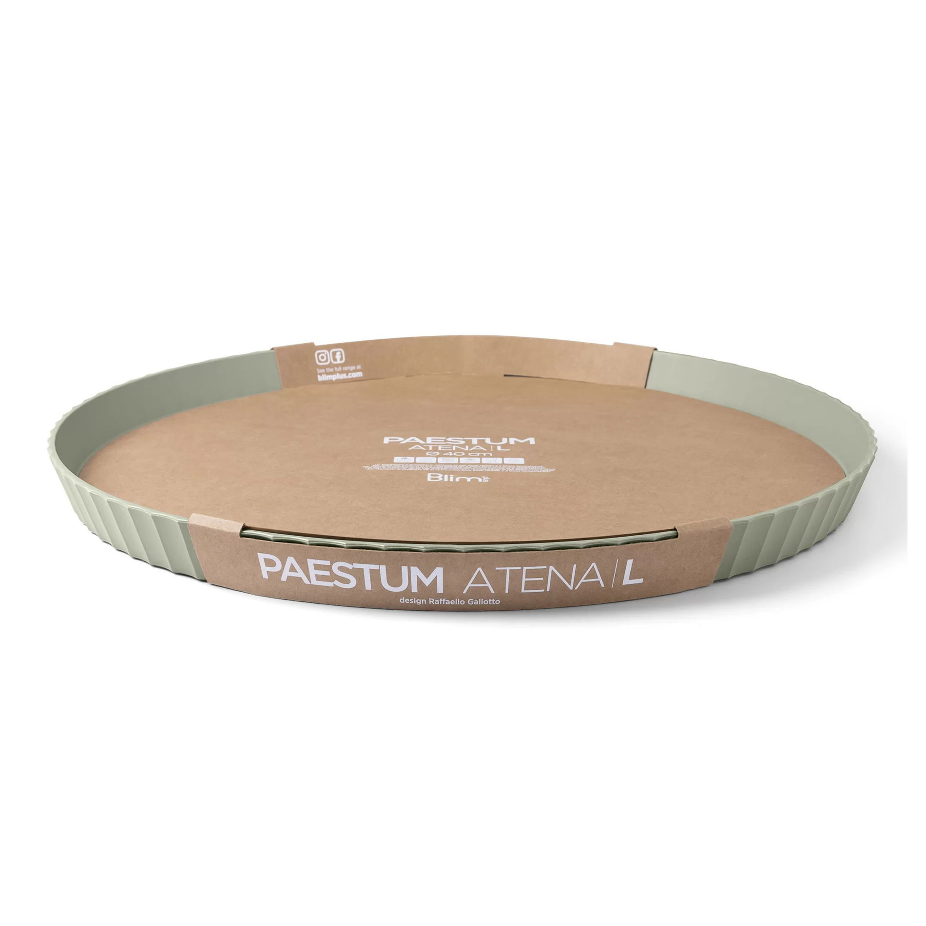 BLIM+ Paestum Atena 40 cm - tanier na podávanie občerstvenia