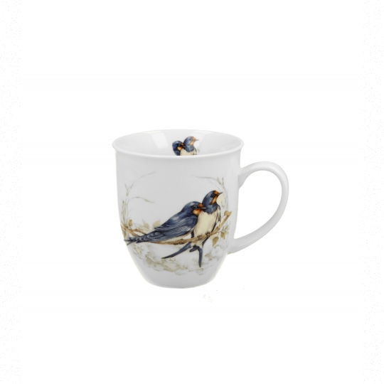 Porcelánový hrnek DUO ANIMALS PTACÍ SVĚT VLAŠTOVKY 400 ml