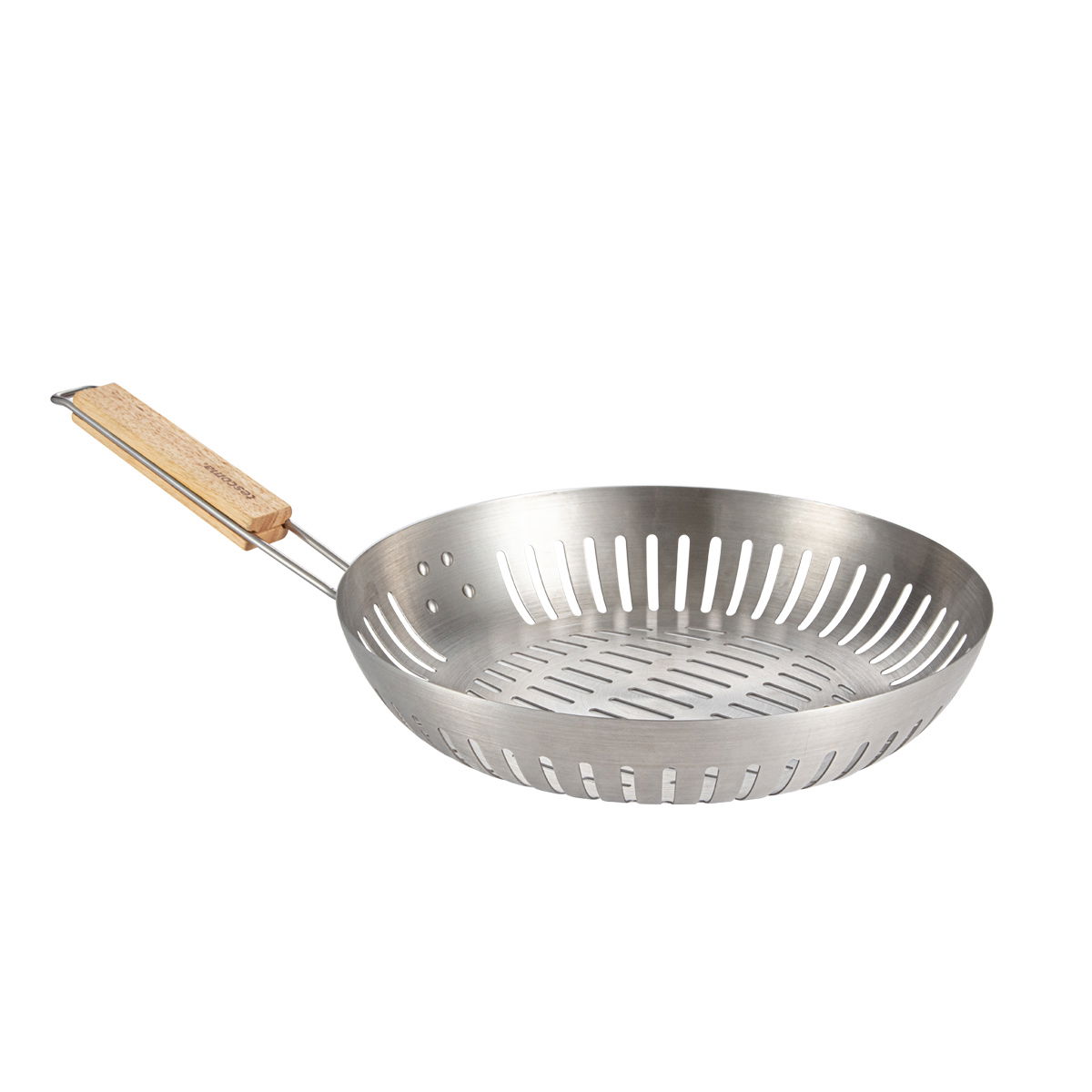 TESCOMA Privilege 28 cm – nerezová, perforovaná pánev na gril