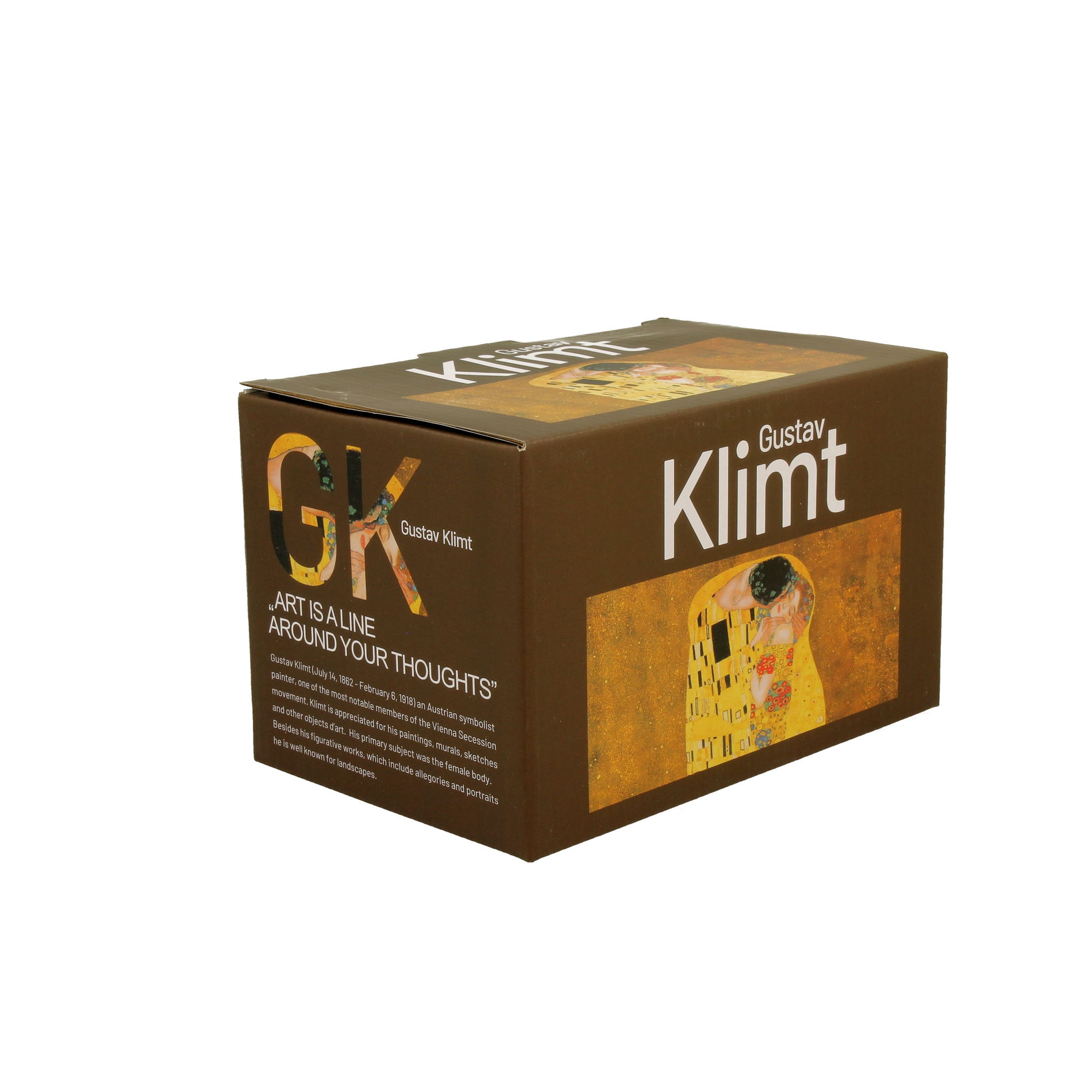 Kubki porcelanowe DUO ART GALLERY THE KISS BY V. VAN GOGH 360 ml 2 szt.