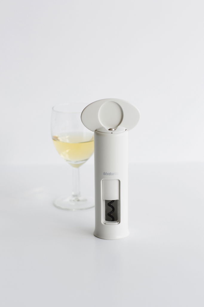 BRABANTIA Classic bílá (297625) - vývrtka / otvírák na víno