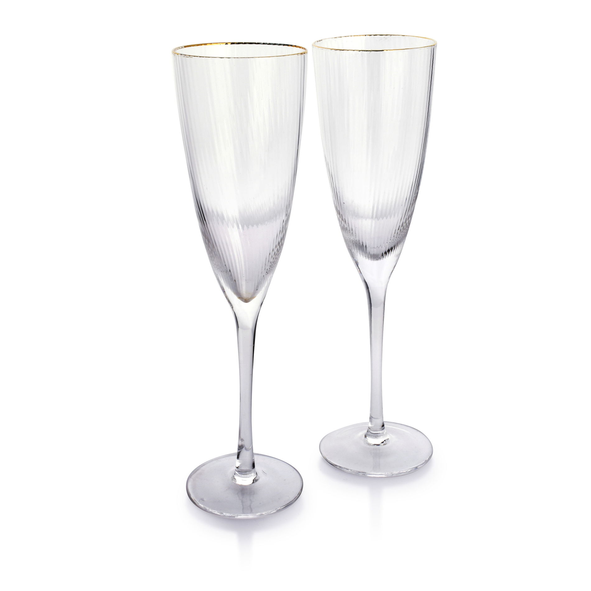 Sklenice na šampaňské AFFEK DESIGN MADA GOLD 300 ml 2 ks.