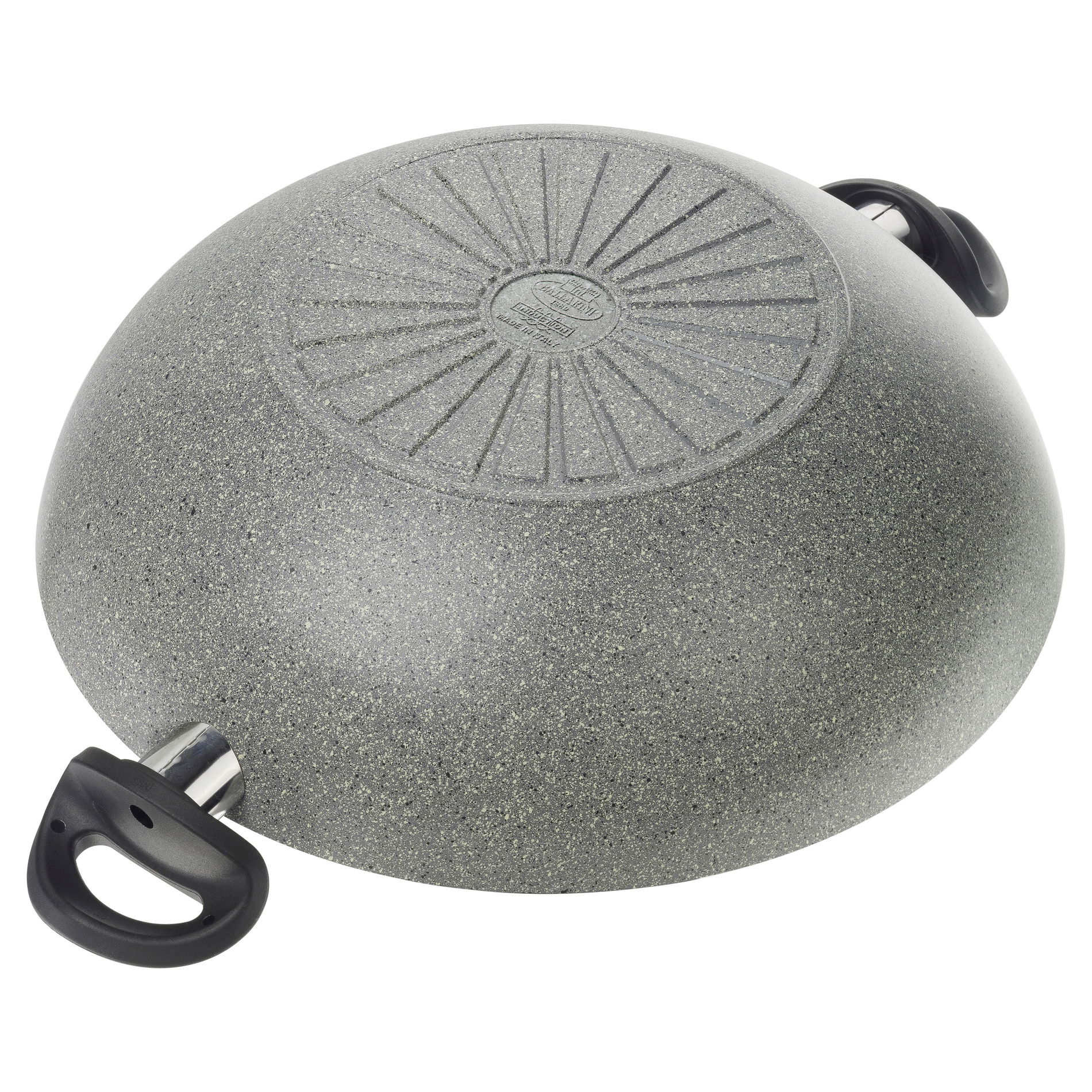 BALLARINI Ferrara 36 cm - nepřilnavá granitová pánev wok s pokličkou