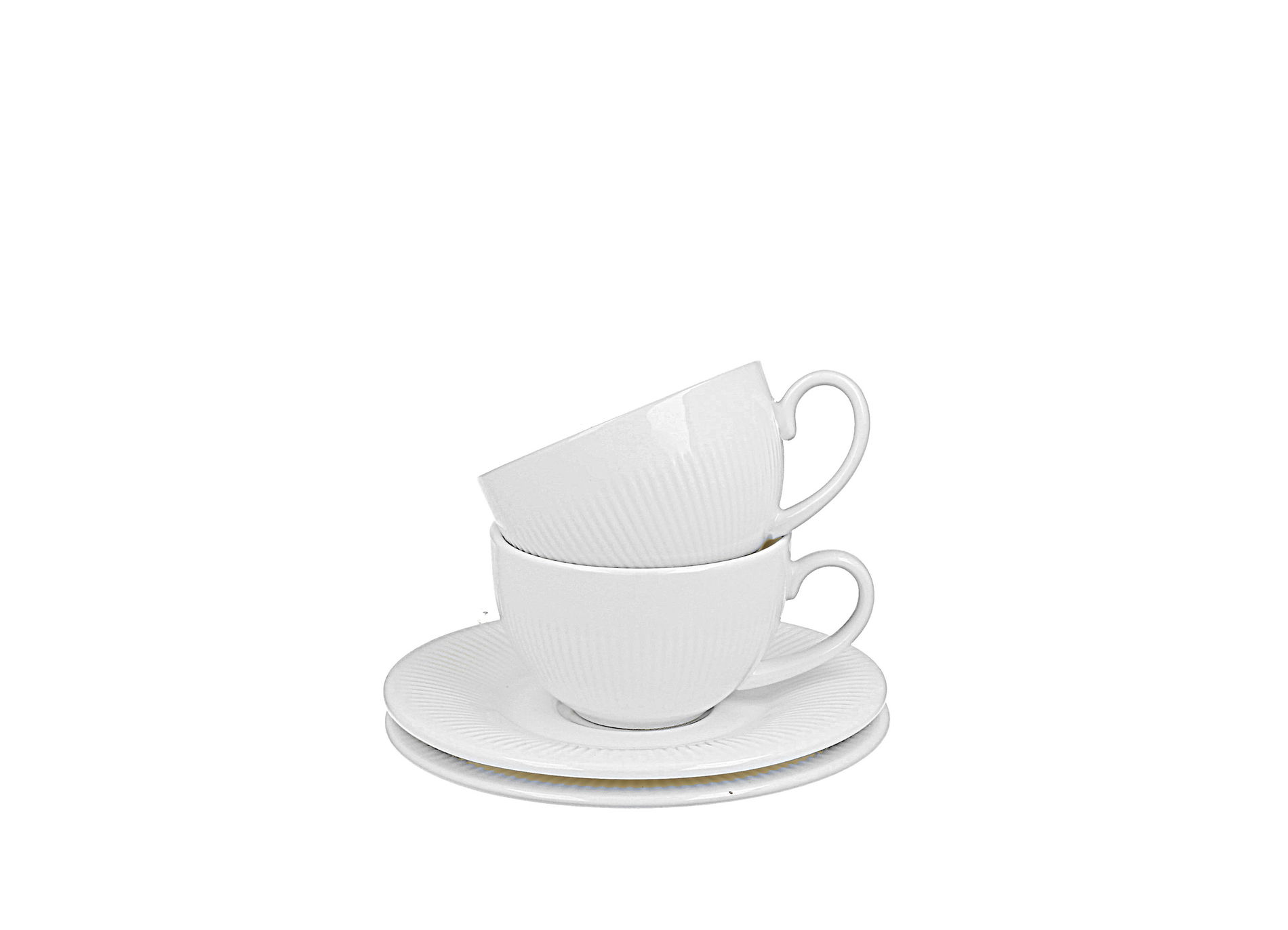 Šálky na espresso porcelánové s podšálky DUO RAPHAEL 100 ml 2 ks.