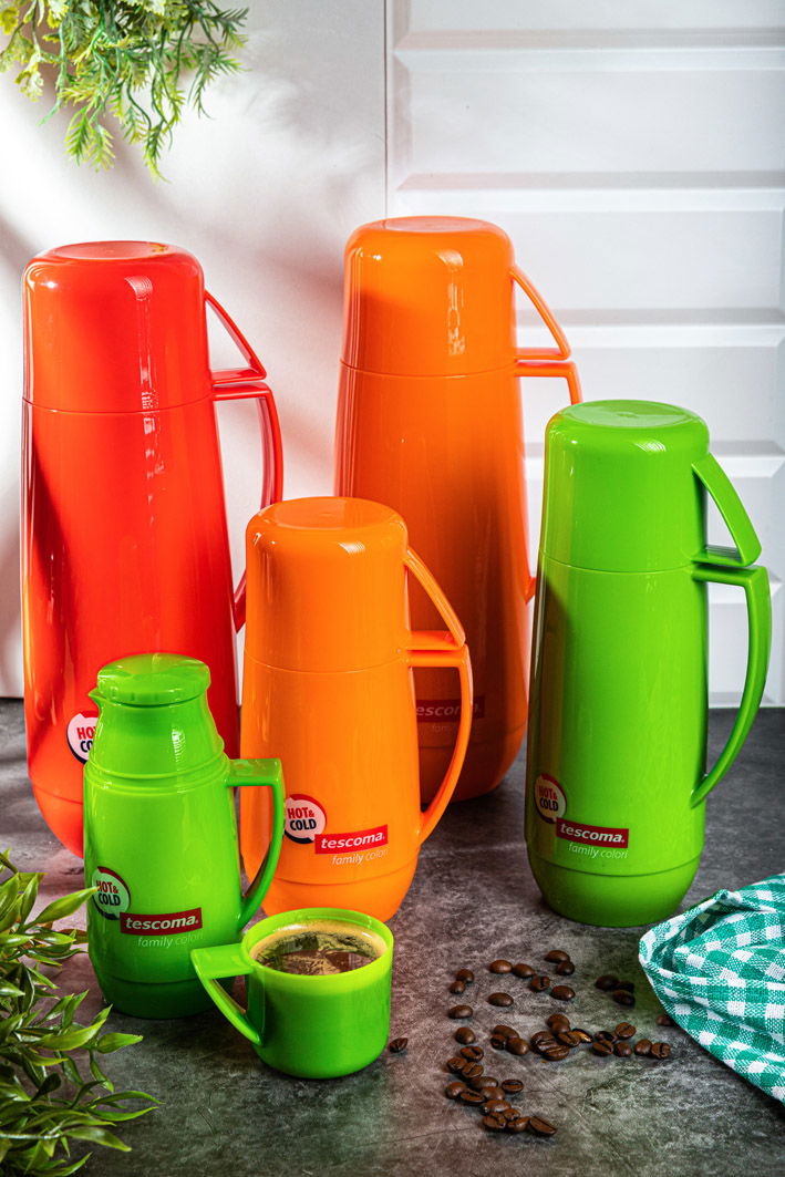 TESCOMA Family Colori 0,5 l oranžová – termoska na čaj a kávu