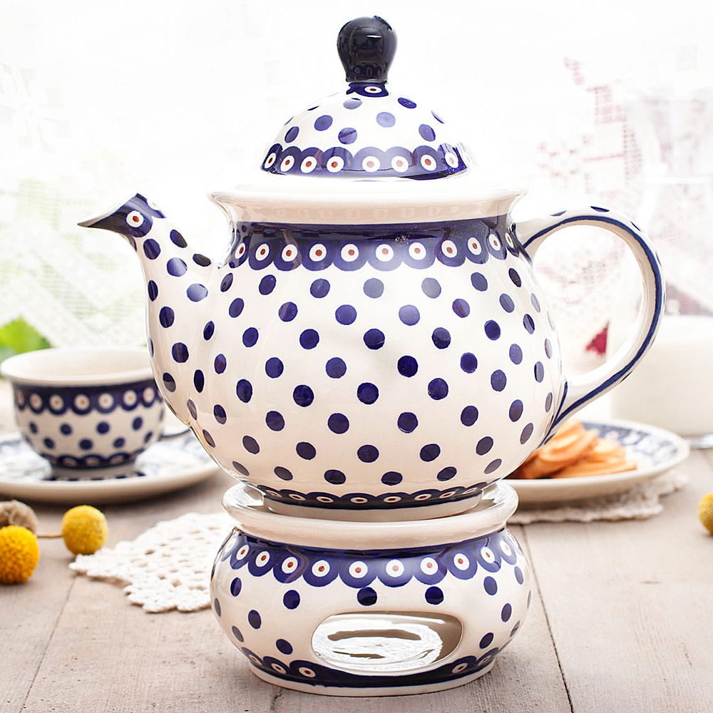 Čajník / Kávový džbán Ceramika Bolesławiec 1,7 l - dek. 46 (druhý akosť)