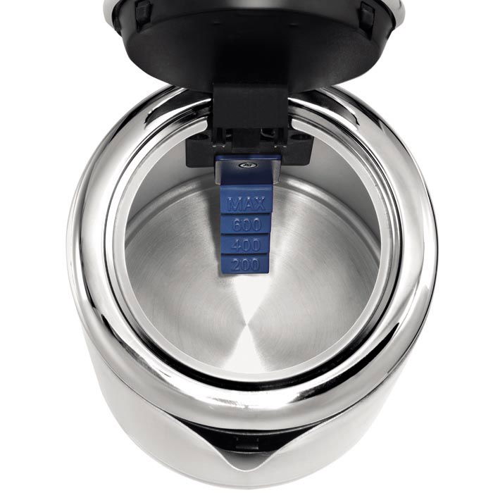 WMF Electro Kitchenminis mini srebrny 0,8 l - czajnik elektryczny bezprzewodowy ze stali nierdzewnej