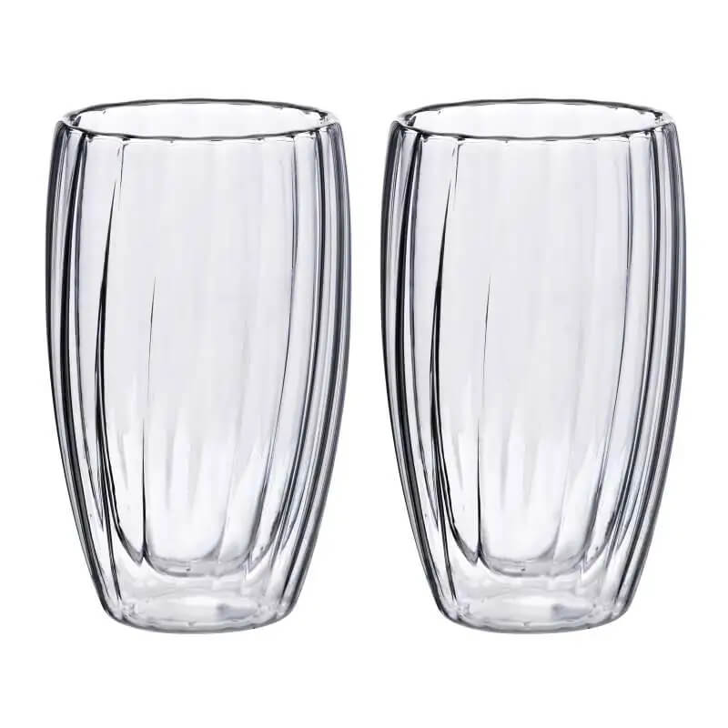Termo poháre na latte s dvojitou stenou PETER STRIPES 450 ml 2 ks