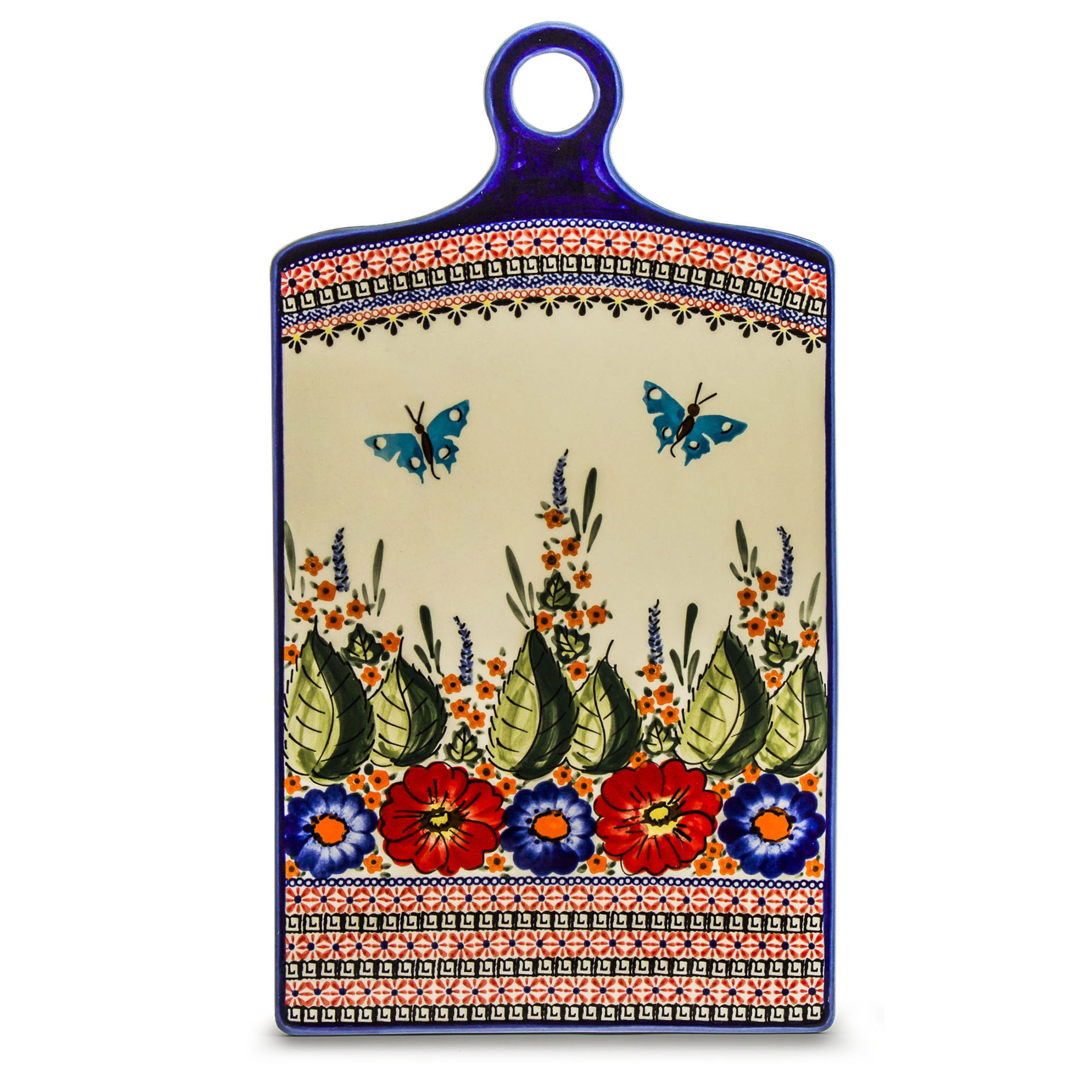 Doska na krájanie Bolesławiec 45 x 25 cm - dek. 149 ART. (druhý druh)