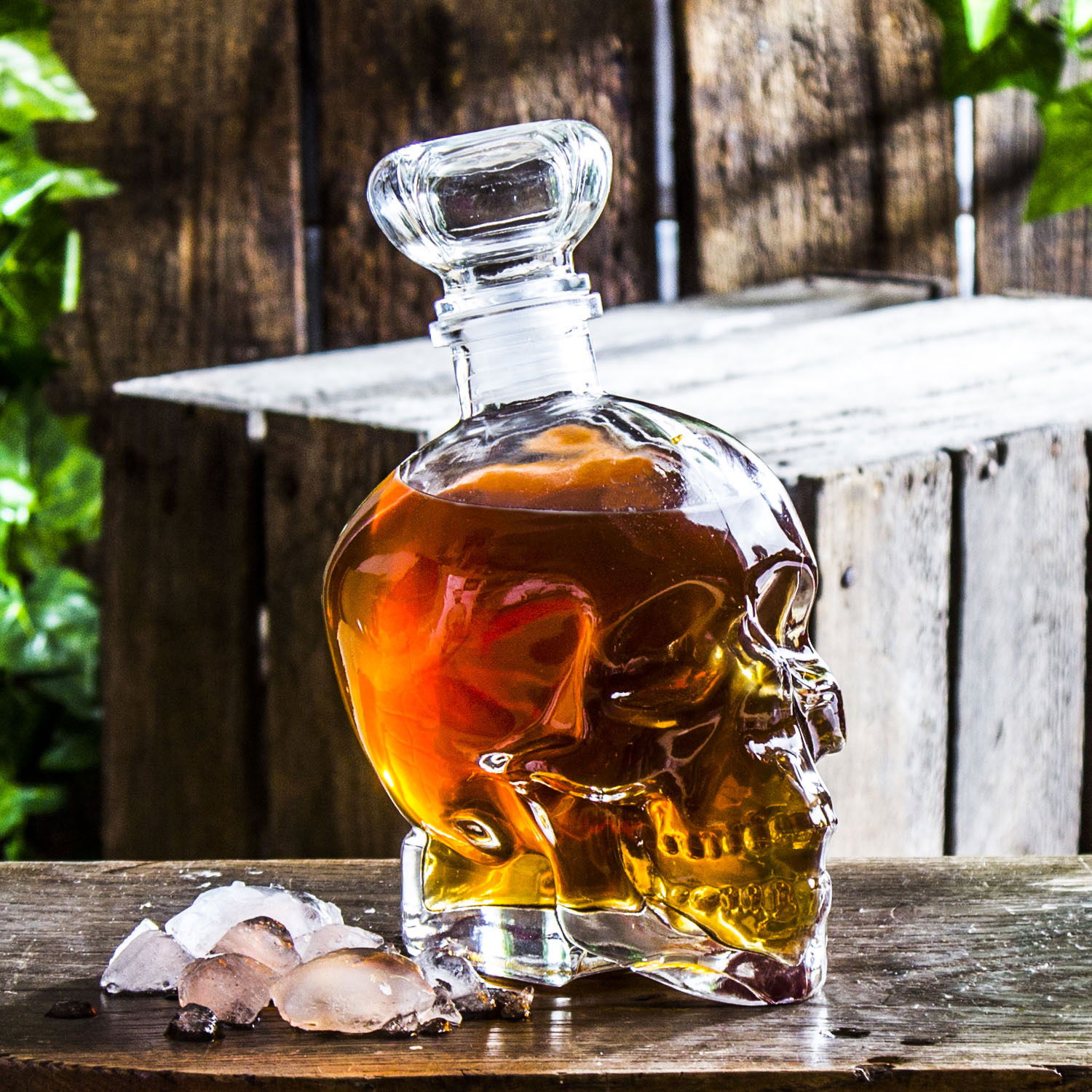 Skleněná karafa na whisky LEBKA 0,75 l