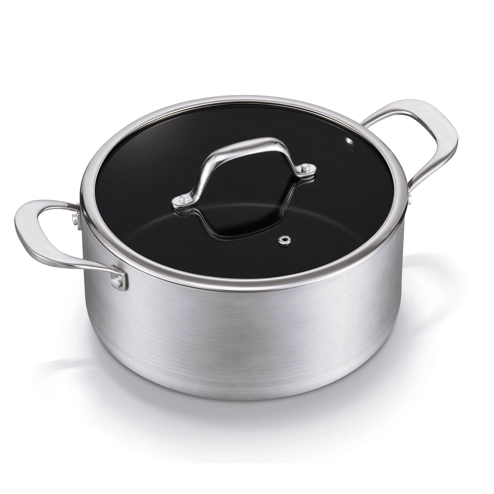 BRABANTIA Technopro 4,5 l - hliníkový hrnec s pokličkou