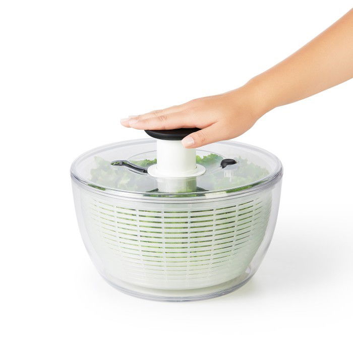 OXO Good Grips Lettuce 26,6 cm bílá - plastový odstředivý/sušicí strojek na salát