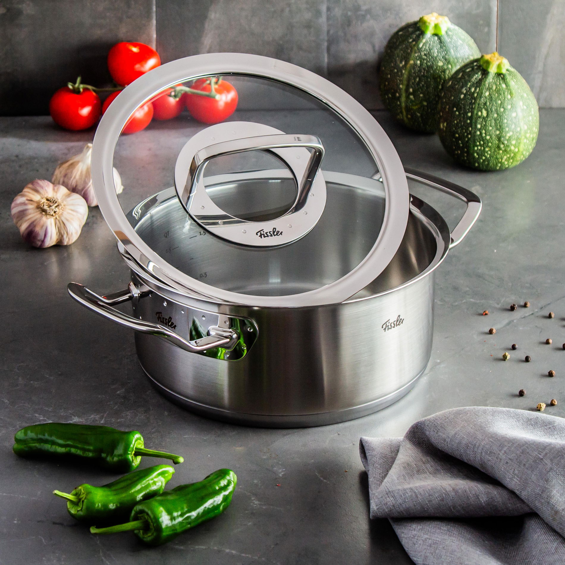 FISSLER Original Profi Collection 2,6 l - nerezový hrniec s pokrievkou