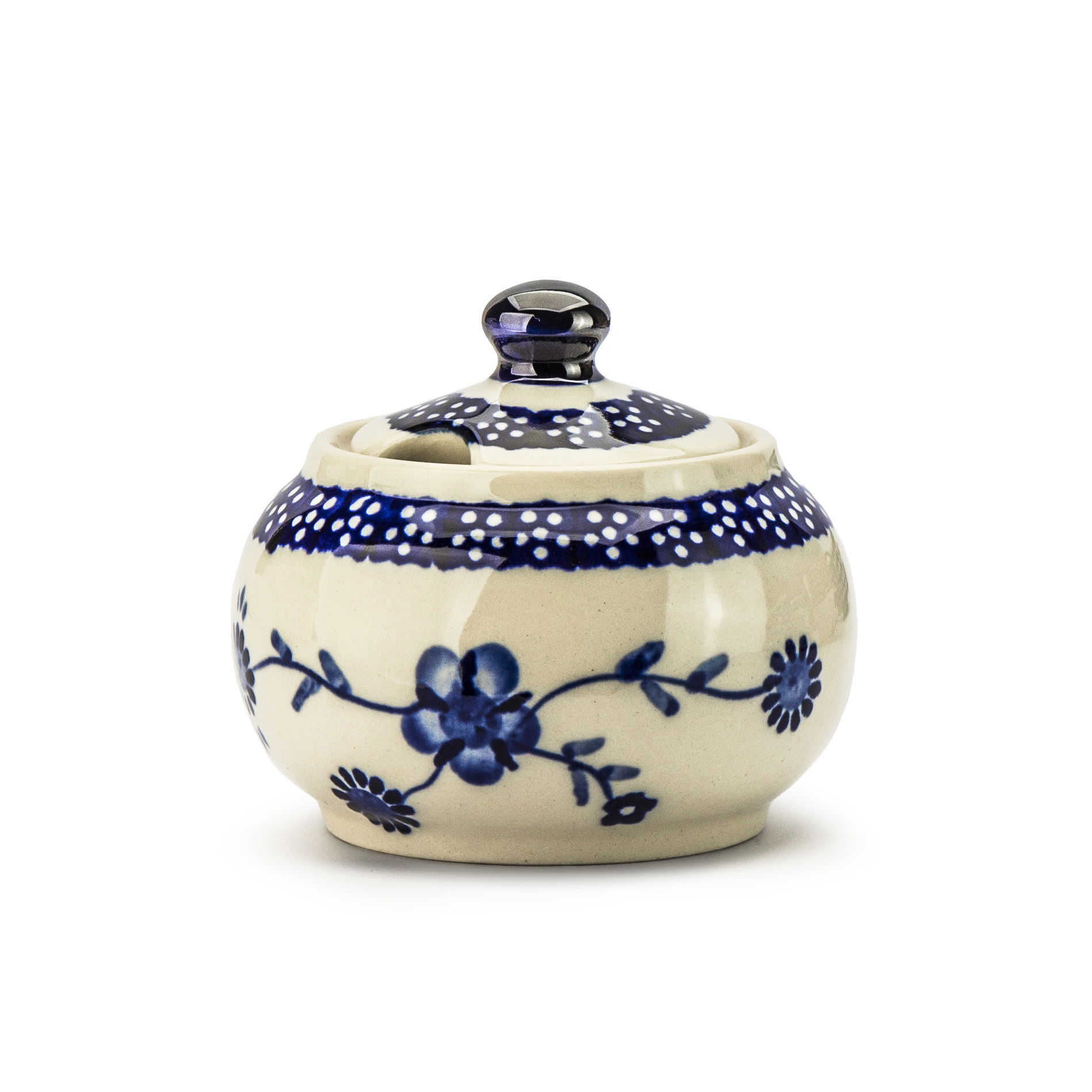 Cukřenka Keramika Boleslaviec 300 ml - dek. 273 (druhý druh)