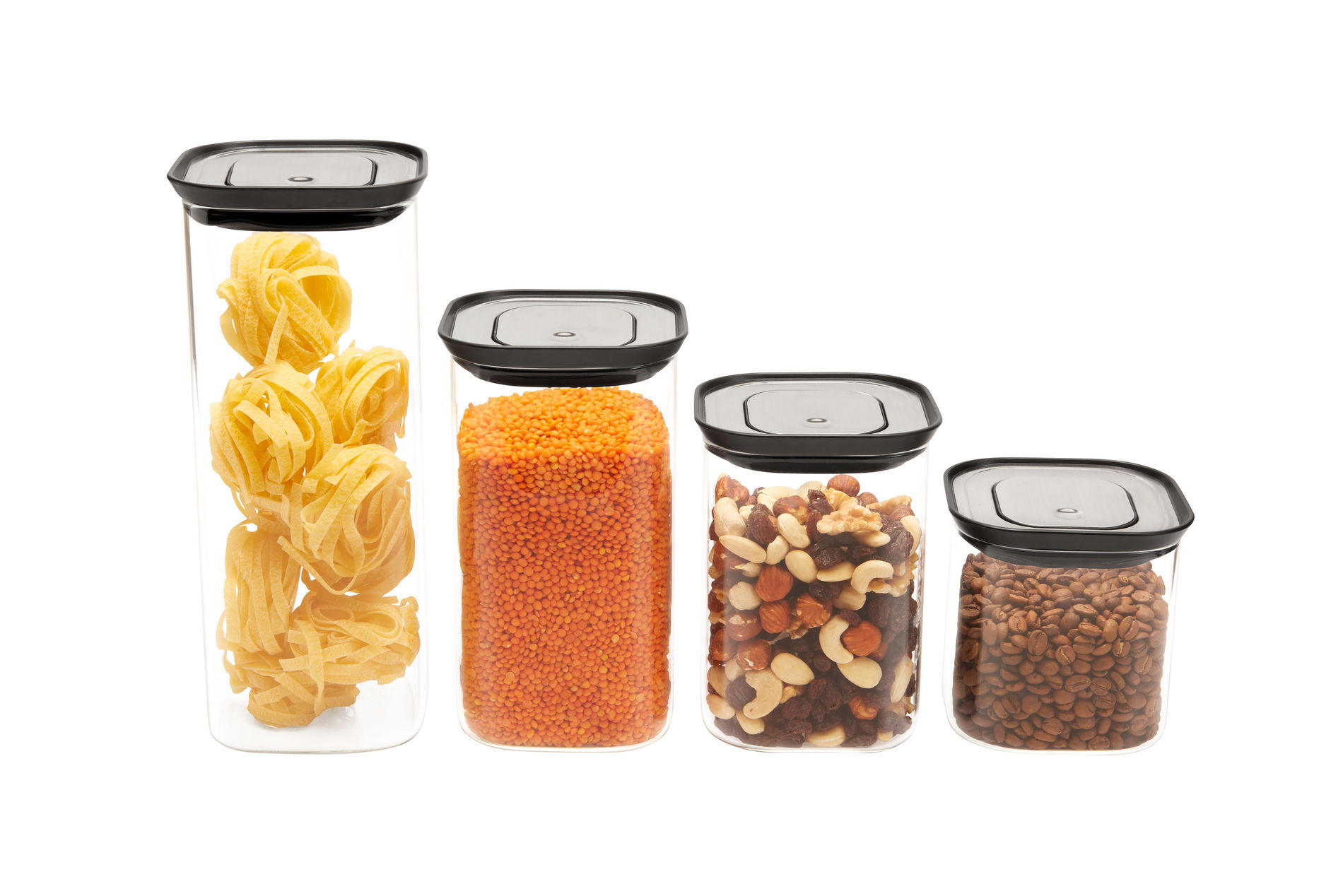 LURCH 1,1 l - pojemnik na produkty sypkie szklany z pokrywką