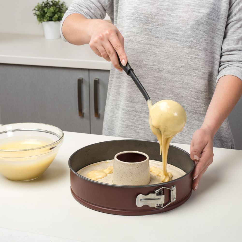 NAVA Terrestrial 28 cm - kulatá dortová forma se 2 vyměnitelnými dny ze oceli