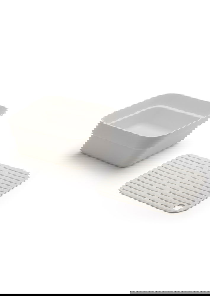 BRABANTIA SinkSide szara - suszarka z miską do naczyń plastikowa