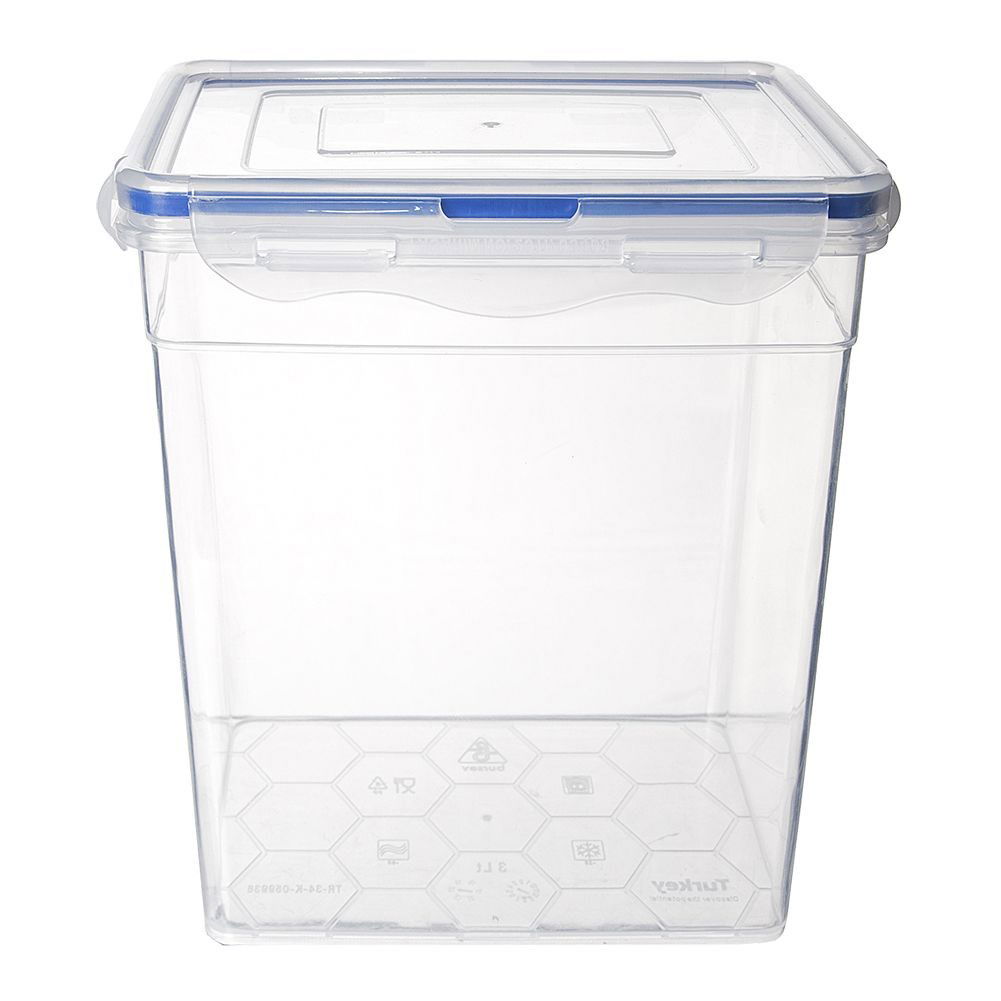 Pojemnik na produkty sypkie plastikowy z pokrywką 3 l