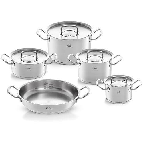 FISSLER Original Profi Collection - sada 4 hrnců s poklicemi a pánví z nerezové oceli