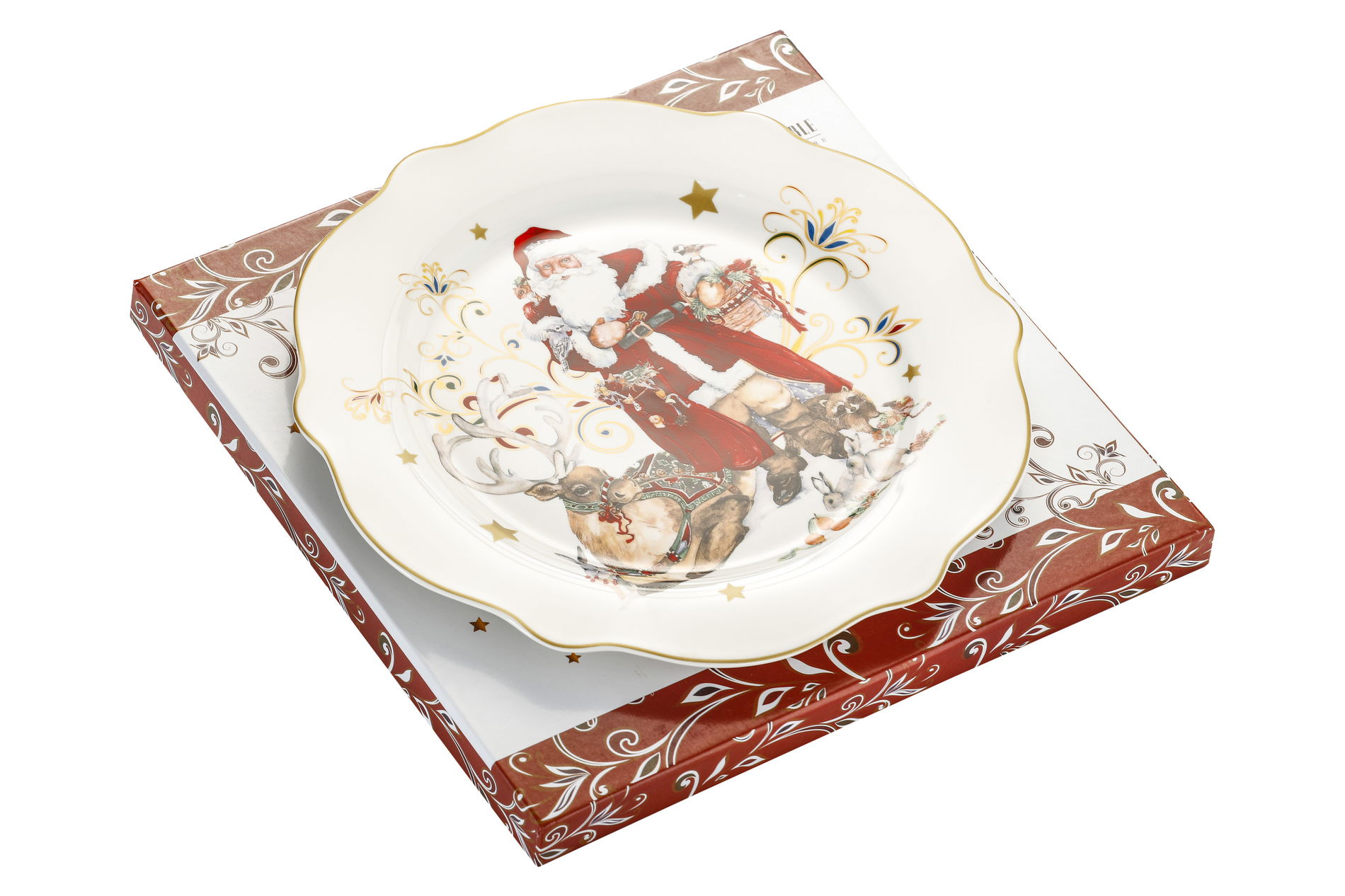 Porcelánový jedálenský tanier MIKULÁŠ A SOB 27 cm
