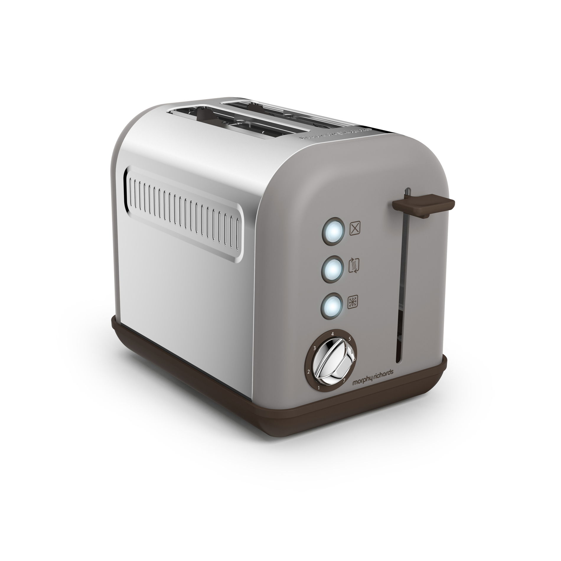 MORPHY RICHARDS Accents Special Edition Pebble 940 W sivý - toster / elektrický opekač na sendviče z ocele