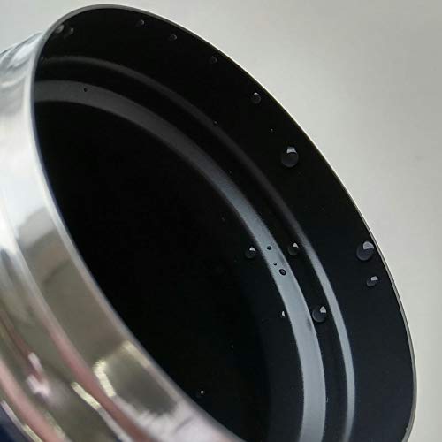 KYOCERA Twist Top Wave Big 500 ml czarny - kubek termiczny ze stali nierdzewnej z powłoką ceramiczną