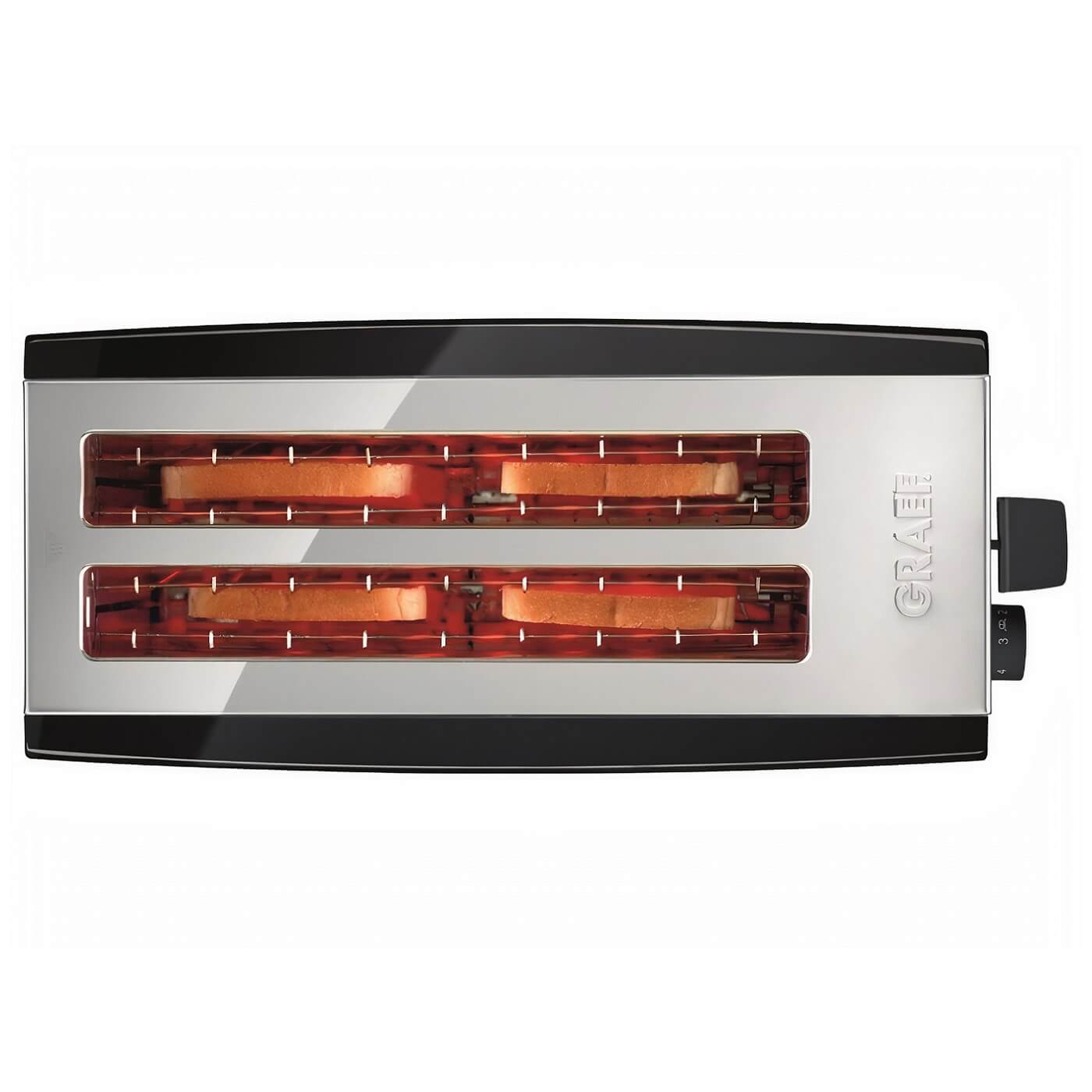 GRAEF Young Line To 102 1380 W - toster / opiekacz do kanapek elektryczny ze stali nierdzewnej