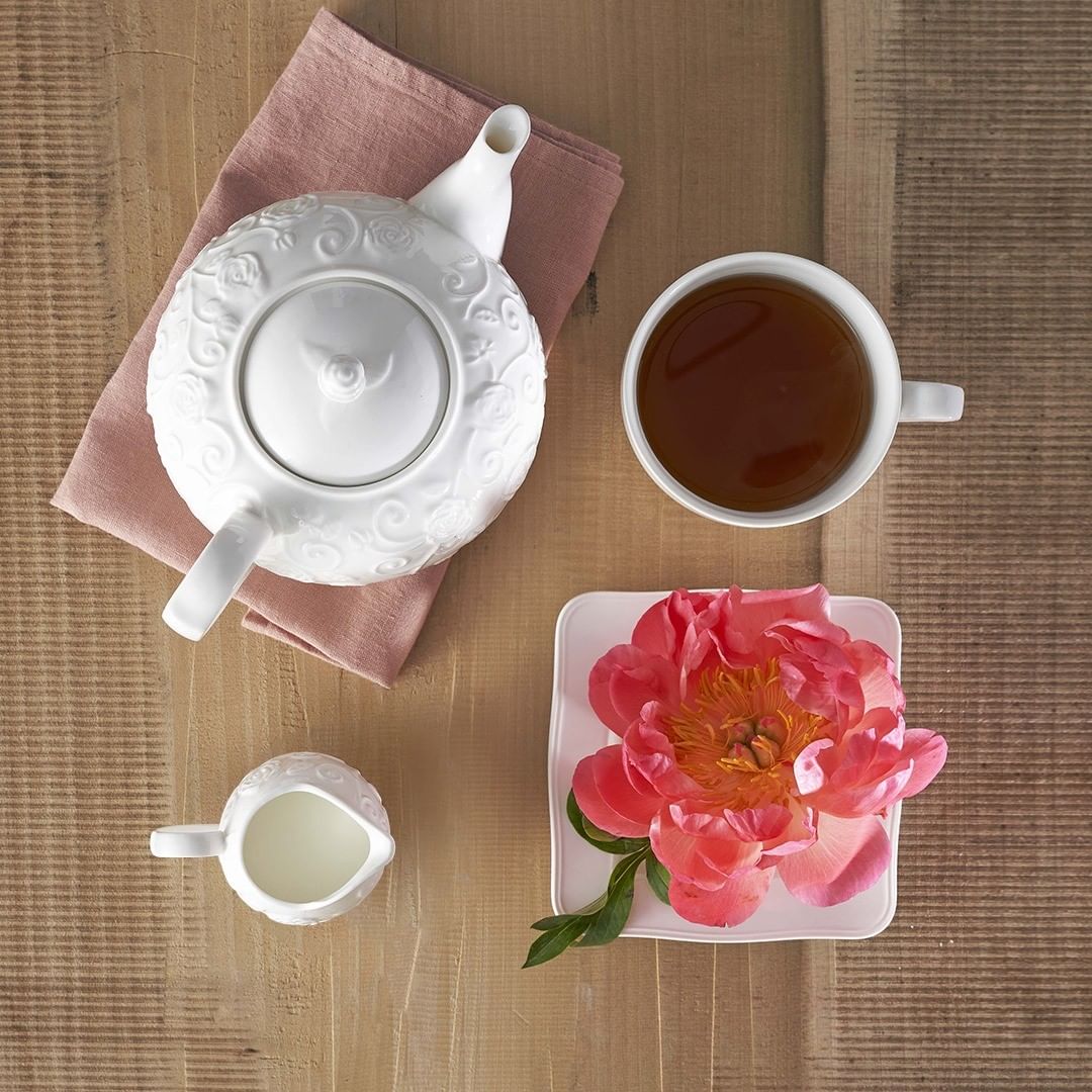LA PORCELLANA BIANCA Florentina 15 x 15 cm - talerzyk / spodek porcelanowy