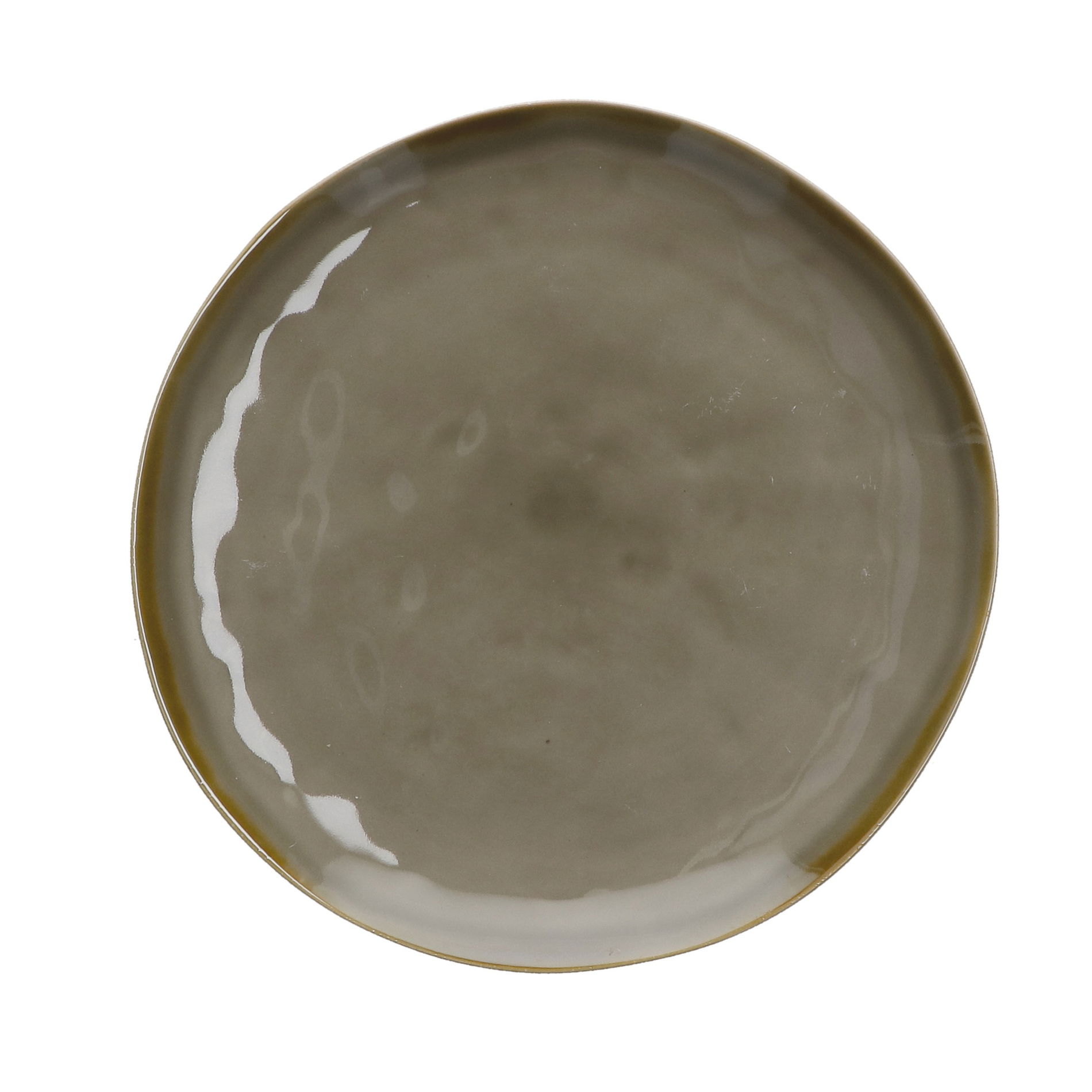 Keramické tanieriky na šalát ROSE TULIPANI CONCERTO GRIGIO TORTORA 20 cm 4 ks.