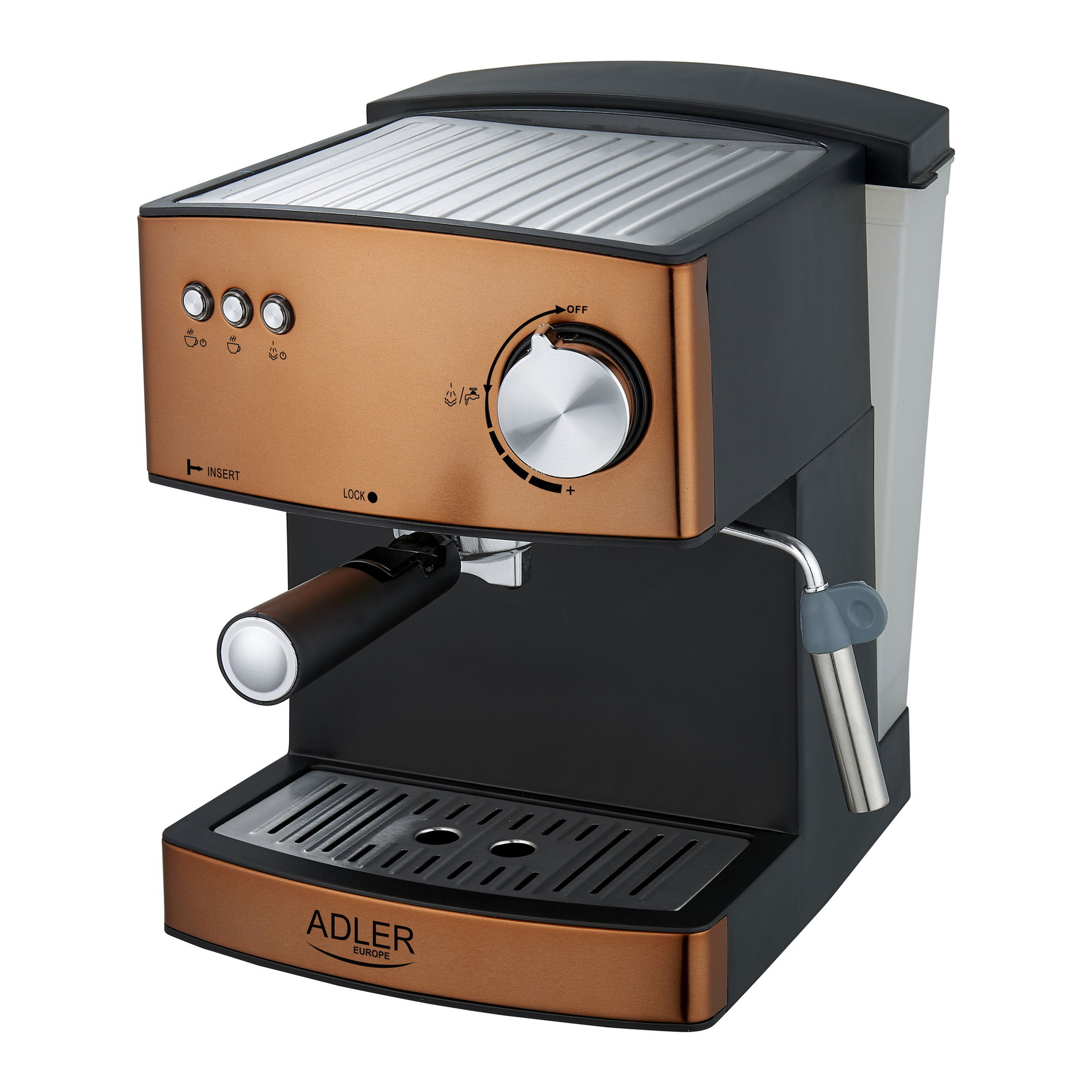 ADLER Gusto 850 W měděný - Tlakový kávovar