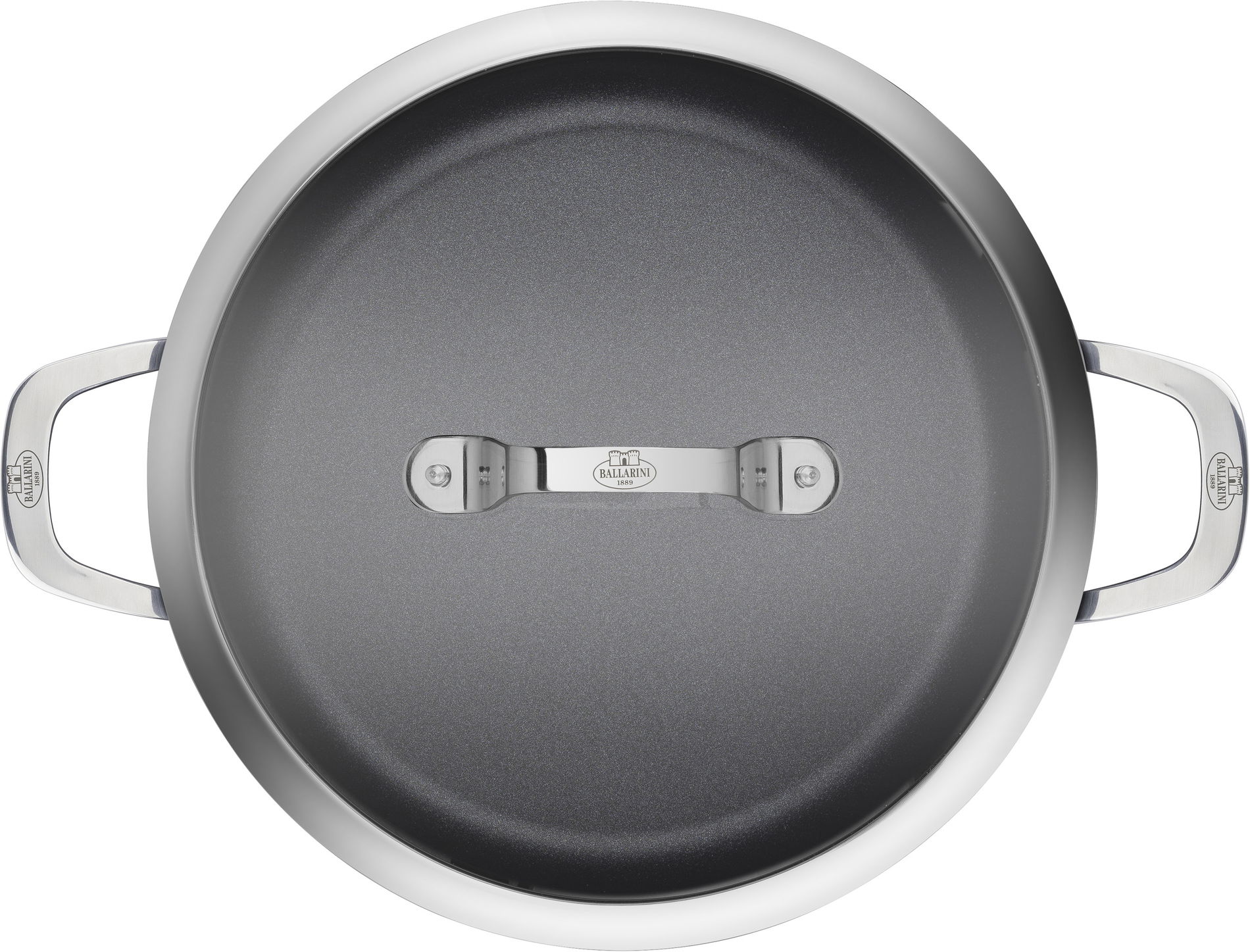 BALLARINI Alba Deep 24 cm - granitová nepriľnavá panvica s pokrievkou