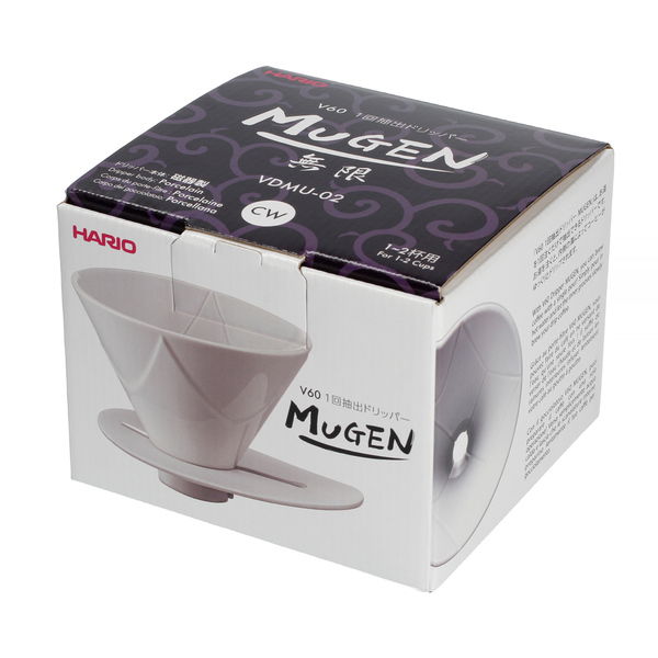 HARIO V60 Mugen - dripper / keramický filtr na kávu s podstavcem