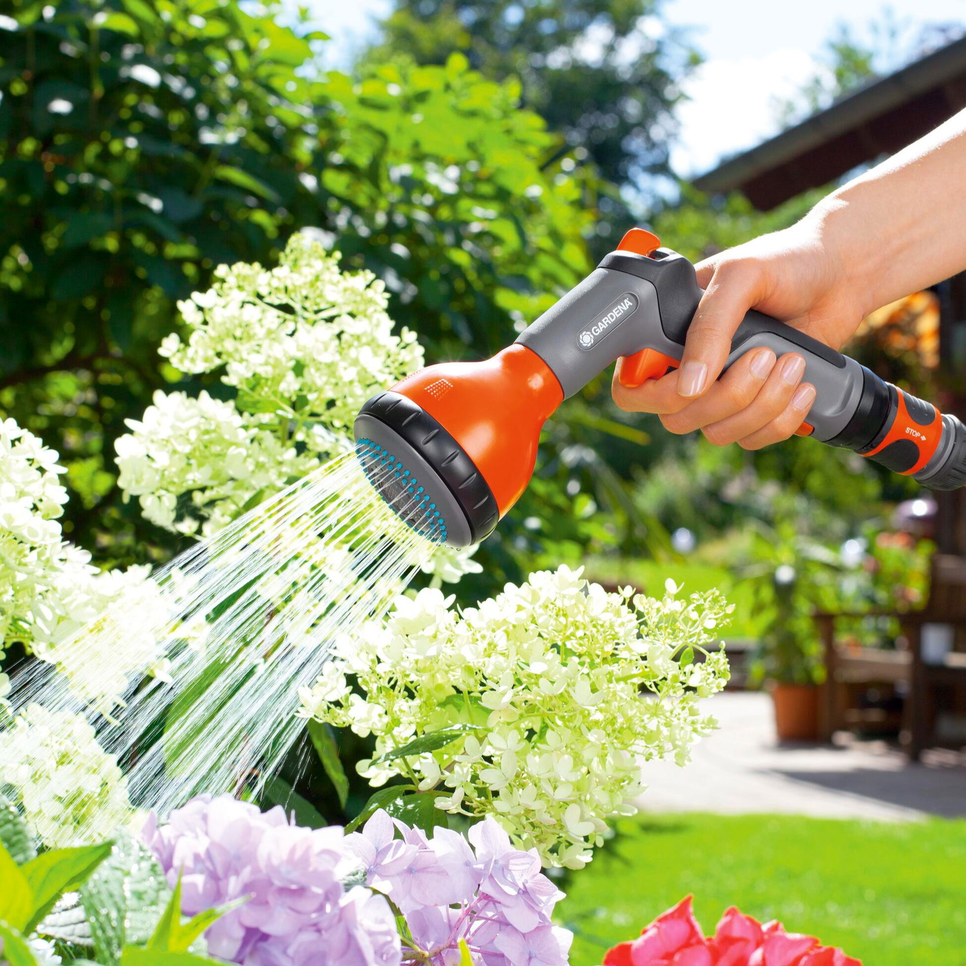 GARDENA Classic Multi Sprayer šedooranžový - záhradná pištoľ na zavlažovanie