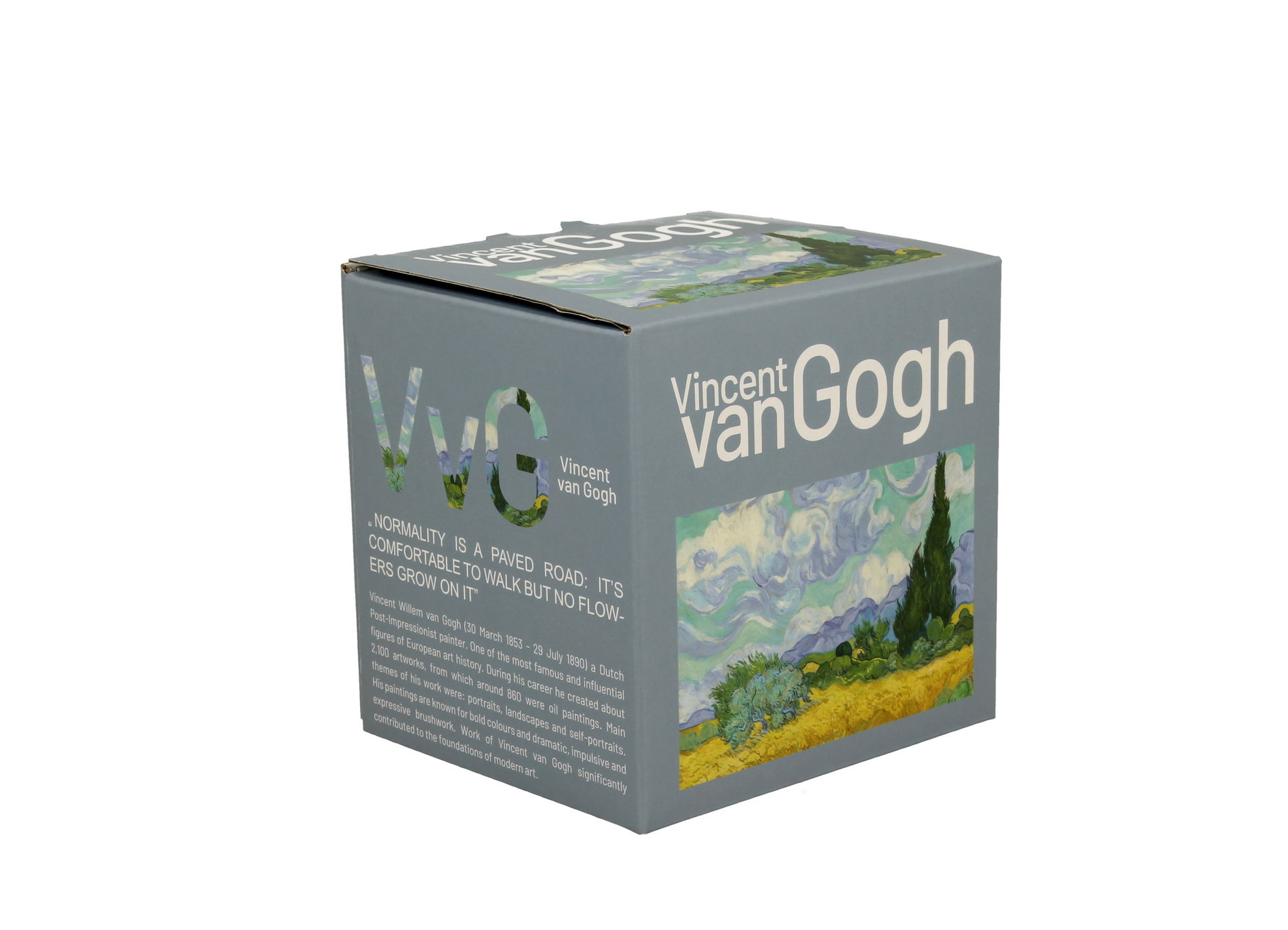 Kubek porcelanowy DUO ART GALLERY WHEAT FIELD BY V. VAN GOGH 360 ml