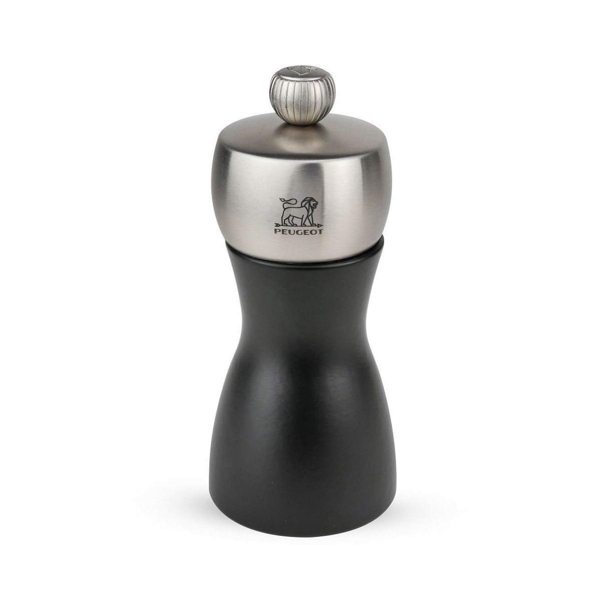 PEUGEOT Fidji 12 cm czarny – młynek do soli drewniany ręczny