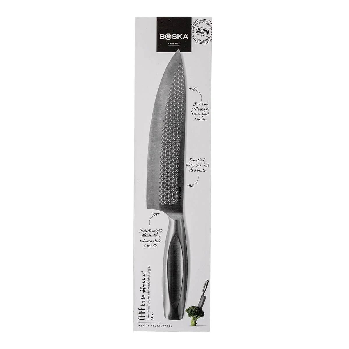 BOSKA Monaco+ 20 cm - kuchařský nůž z nerezové oceli