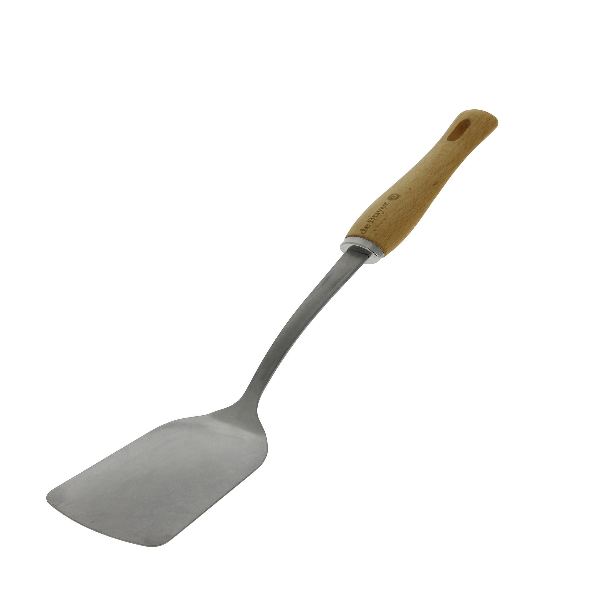 DE BUYER B Bois 35 cm - łopatka kuchenna ze stali nierdzewnej