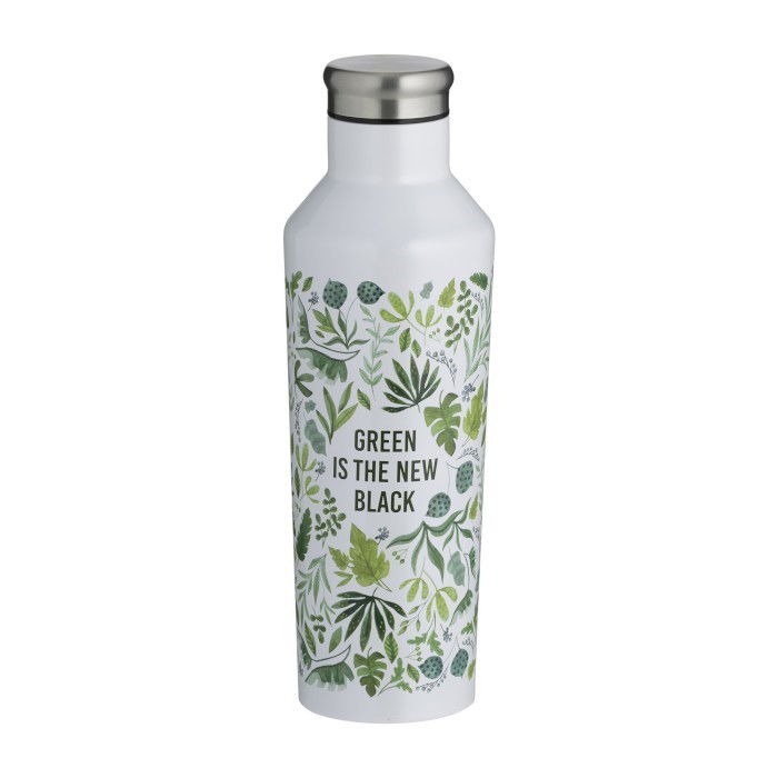 TYPHOON Green New Black 0,5 l - termos / butelka termiczna ze stali nierdzewnej
