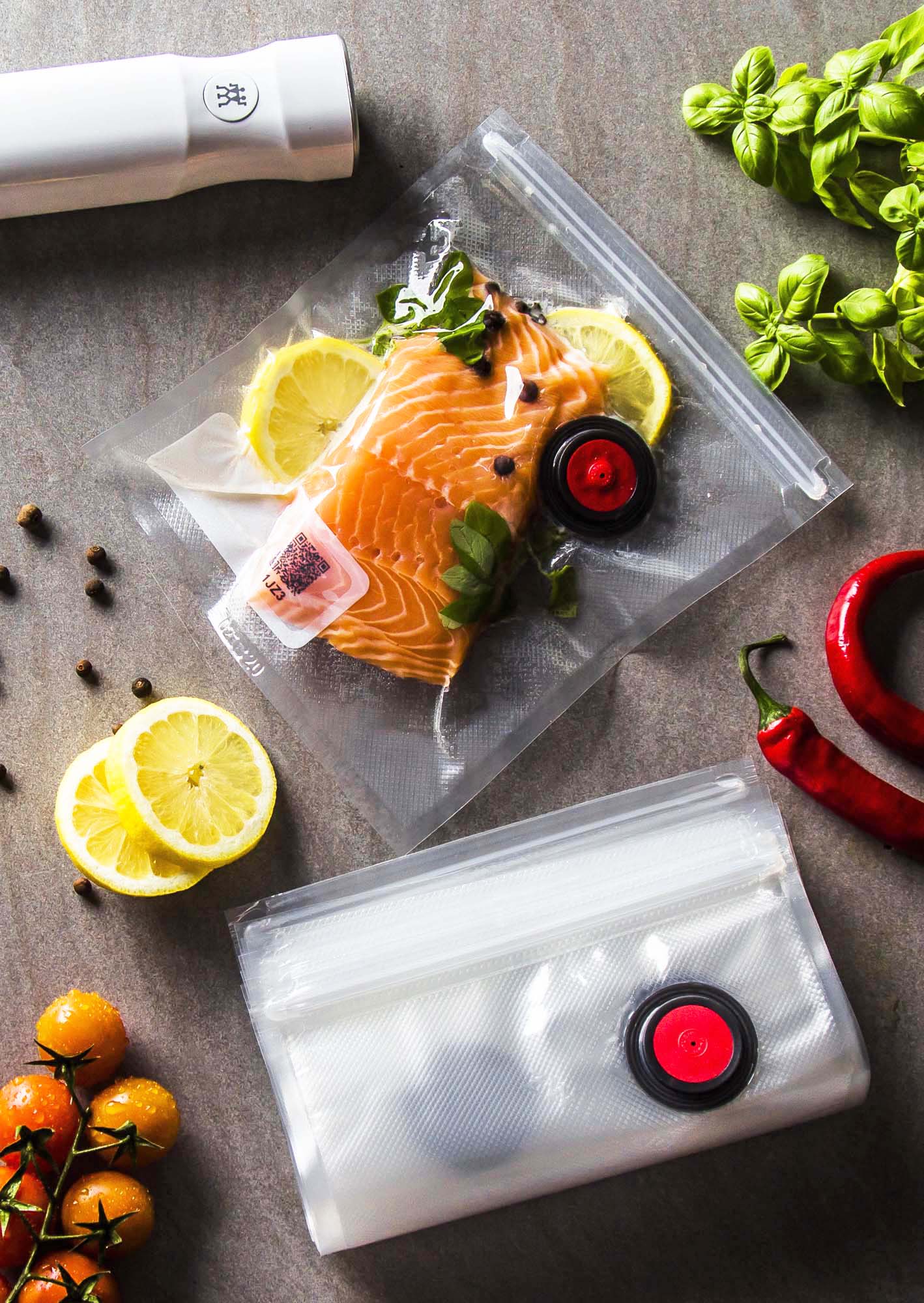 ZWILLING Fresh & Save 23 × 20 cm 10 ks – plastové, vakuové sáčky na potraviny