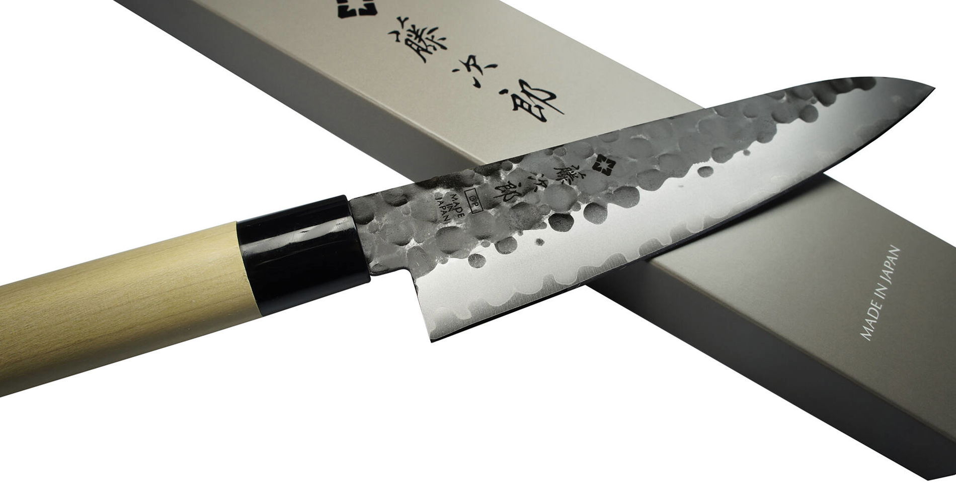 TOJIRO Zen Hammered 13 cm béžový - univerzálny nôž z nehrdzavejúcej ocele