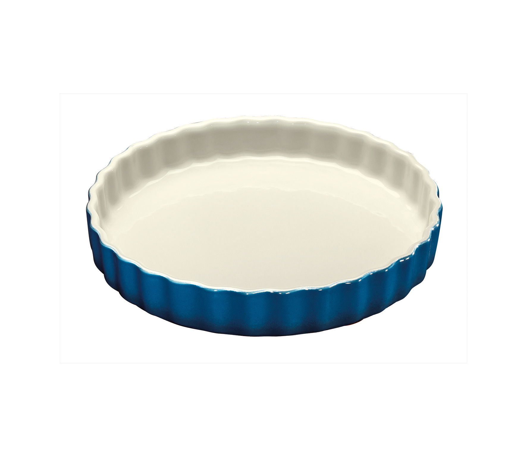 KUCHENPROFI Provence 28 cm modrá - keramická forma na pečenie tarty