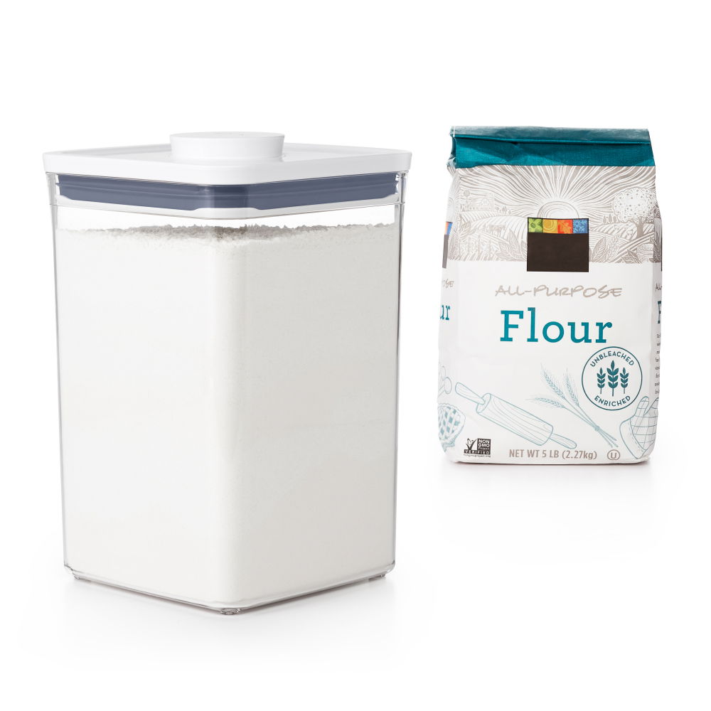 OXO Good Grips Pop2 Square Big 4,2 l - pojemnik na mąkę plastikowy