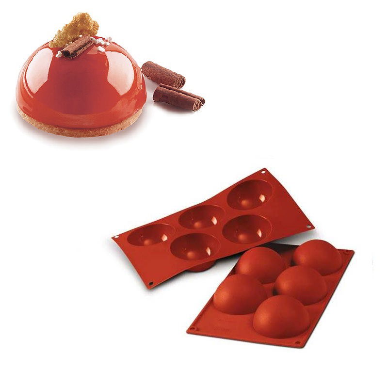 SILIKOMART Classic Semisfera SF001 - silikonová forma polokoule / forma na jedno porci