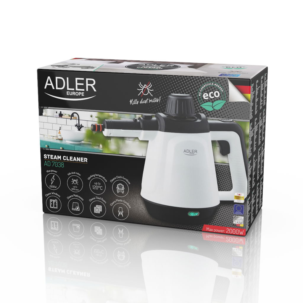 ADLER AD 7038 2000 W - Parní čistič