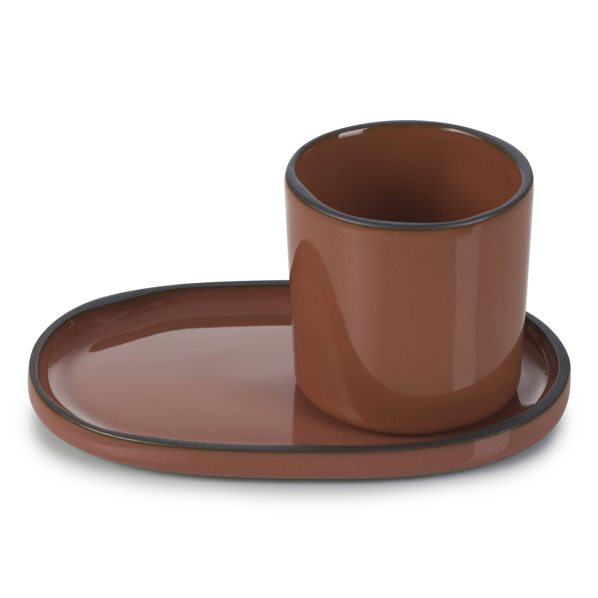 Šálek na espresso 80 ml skořice CARACTERE - REVOL