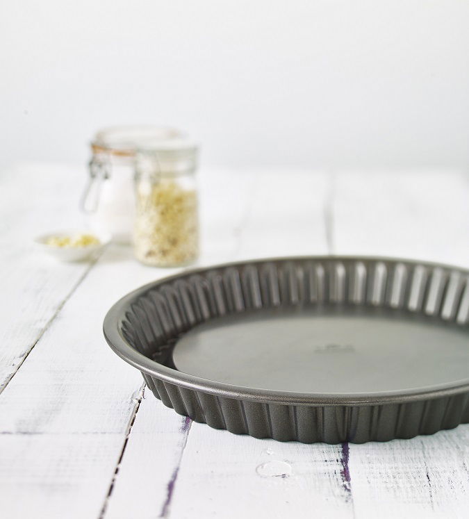 Forma na pečenie tarty kovová BIRKMANN EASY BAKING ČIERNA 30 cm