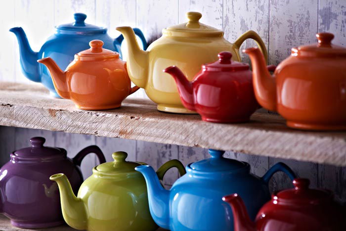 PRICE AND KENSINGTON Beautifully Brights 0,45 l červená - kameninová konvice na čaj a kávu