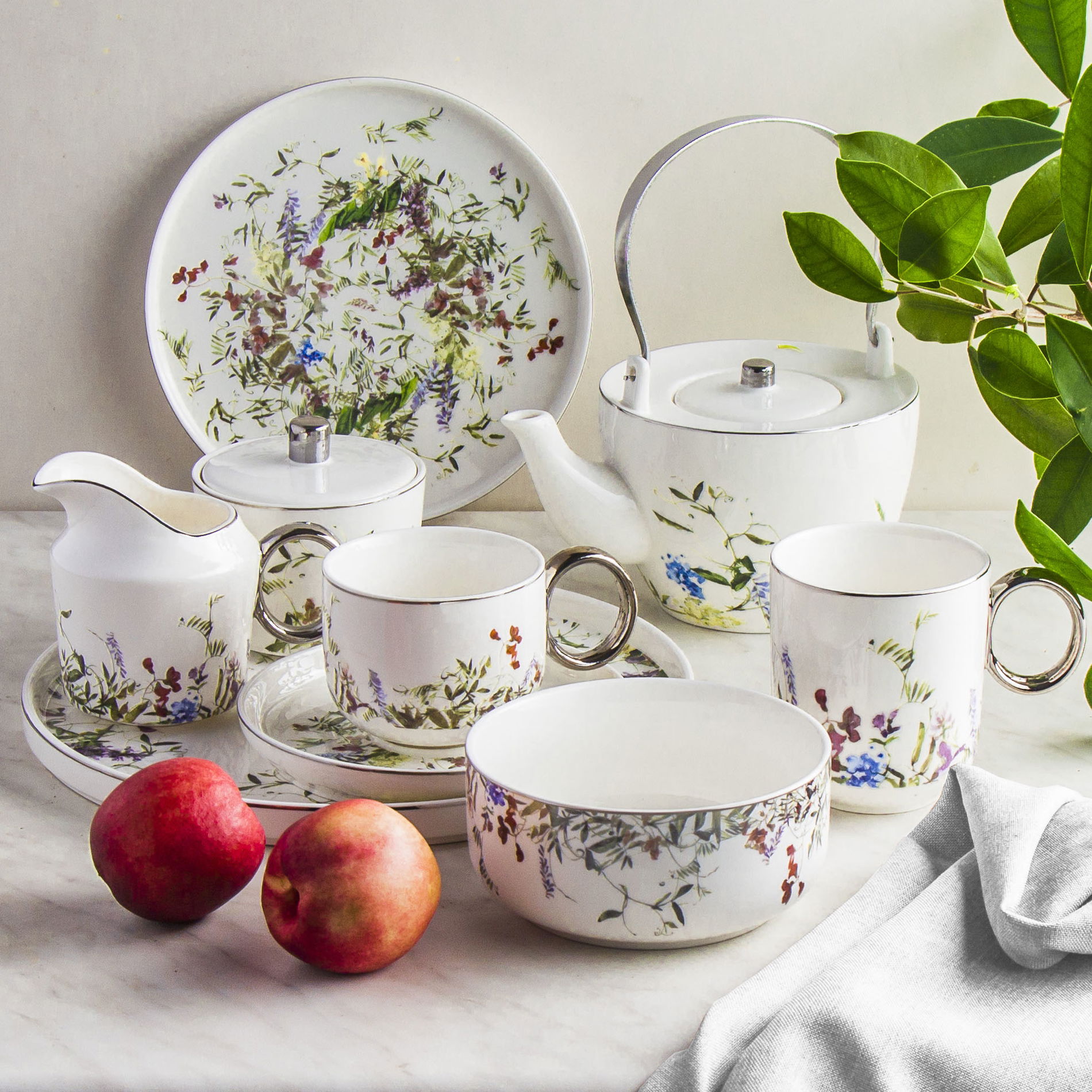 Cukrárenská a mliečna porcelánová AFFEK DESIGN ELFIQUE BIELE 270 ml
